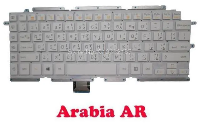 Main image of Arabia NO Frame Keyboard For LG 13Z930 V138967AS1 AR AEW73409905 13Z930-G 13Z935-G LG13Z93 Z360-G Z360-L Z360-M ZD360-G LGZ36