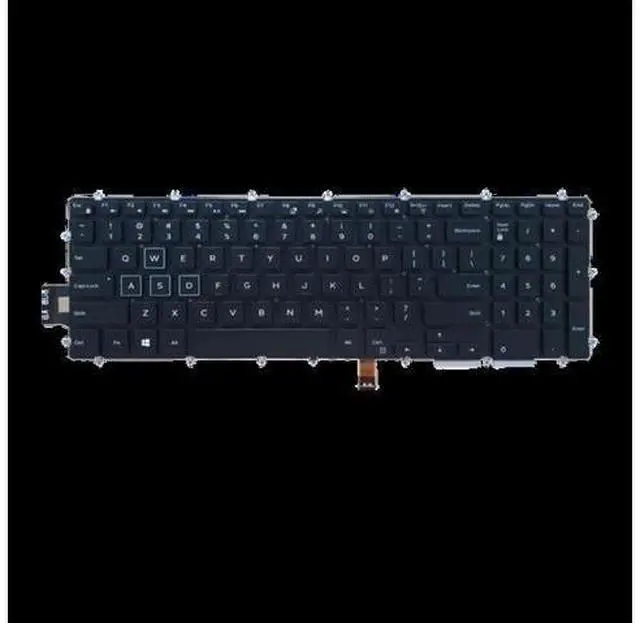 Main image of FOR Dell Notebook for Keyboard for Laptop Dns Clevo Black Packard Bell Alienware M15 M17 R1 2019 US