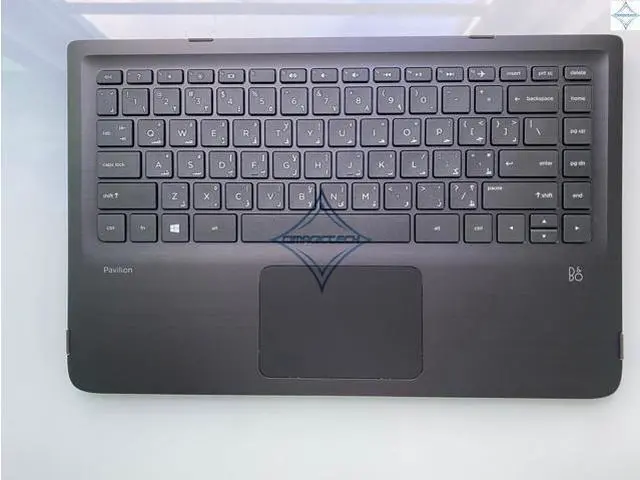 Main image of for Hp Pavilion X360 13-S000 13-S S020NR S06 Arabic AR Laptop Notebook Keyboard Upper Cover Touchpad 7797212-171