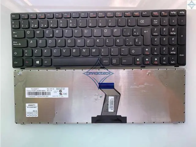 Main image of for LENOVO Ideapad G575 G570 Z560 Z560A Z560G G770 G780 SP spanish laptop notebook keyboard teclado with frame