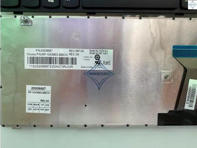 Alt view image 2 of 2 - for LENOVO Ideapad G580 Z580 V580 G580A V580A Z580A G585 SP spanish laptop notebook keyboard teclado with frame