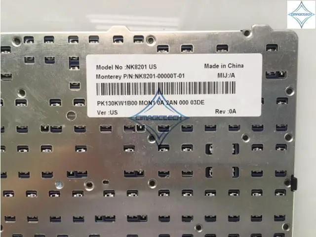 Alt view image 2 of 2 - for Compal QAL50 QAL51 Keyboard NK8201 US english laptop keyboard NK8201-00000T-01 PK130KW1B00