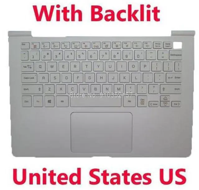 Main image of PalmRest&US Keyboard For LG 13Z980 13Z980-B 13Z980-G 13Z980-M 13Z980-T 13ZD980 13ZD980-G 13ZD980-M 13ZD980-T LG13Z98 MBN6528330X