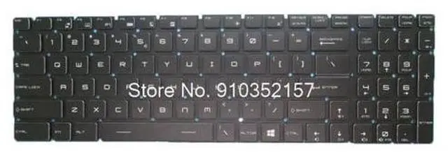 Main image of Backlit Keyboard For MSI WT73VR 7RM MS-17A1 WT73VR 7RM-648US 7RM-1211US MS17A1 WE62 WE72 WS60 WS63 WT72 English US No Frame