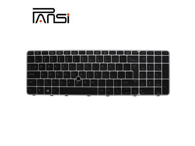 Alt view image 2 of 4 - PANSI Keyboard Replacement for HP Elitebook 850 G3 ZBook 15u G3 with Backlit Silver Frame