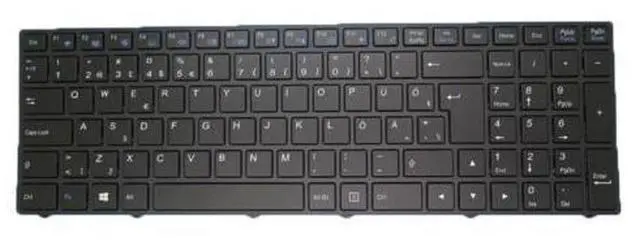 Main image of Estonia EST Backlit Keyboard For CLEVO N770 N770WG N770WL N770WU N770GU Estonia EST With Black Frame And Backlit