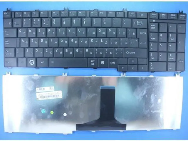 Main image of for toshiba C650 C655 C655D C660 C670 L650 L655 L660 L670 L675 L750 L755 RU Russian notebook laptop keyboard