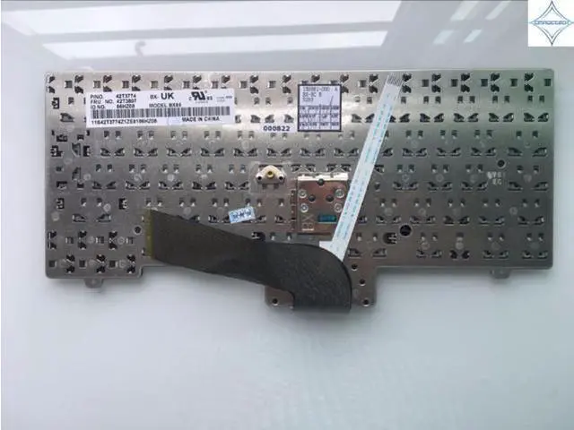 Alt view image 2 of 3 - For lenovo SL400 SL300 SL500 42t3774 42t3807 Uk English laptop keyboard with frame