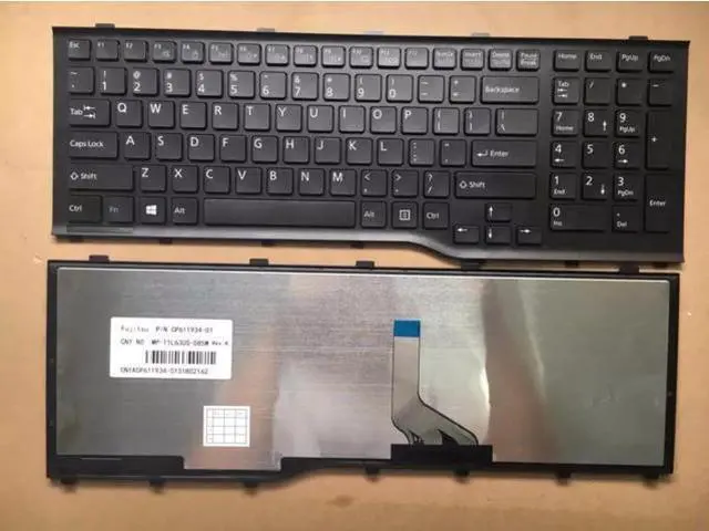 Main image of for Fujitsu Lifebook AH532 A532 N532 NH532 US english laptop notebook keyboard CP611934-01 mp-11l63us-d85w