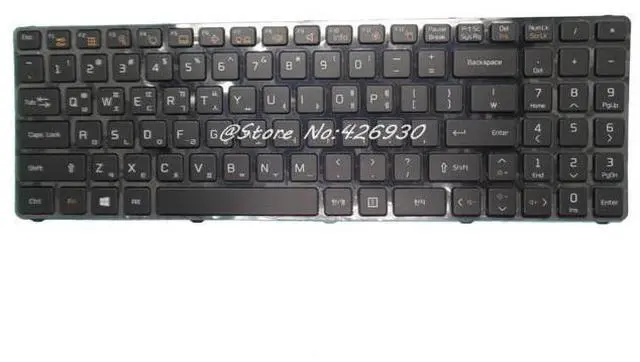 Main image of Laptop Keyboard For LG 15N360 15N360-G 15N360-L LG15N36 Korea KR Black Frame
