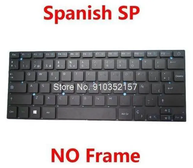 Main image of Laptop Replacement Keyboard For COIN LUMI 140G 142G 14' Spanish SP NO Frame