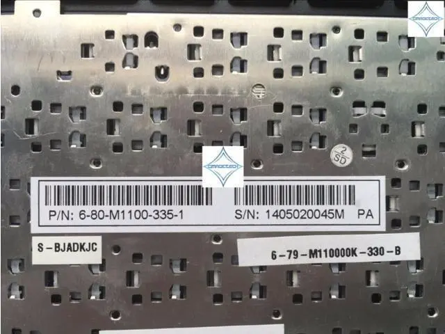 Alt view image 2 of 2 - for Clevo M1110 M1110Q M1111 M1115 M11X W110ER W110ERF SP spanish la latin laptop keyboard teclado 6-80-m1100-335-1