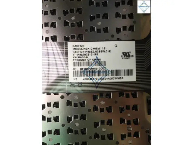 Alt view image 2 of 2 - for hp Pavilion X360 13-S000 13-S NSK-CX0SW 9Z.NC9SW.01E 797212-161 SP LA latin spanish laptop keyboard teclado
