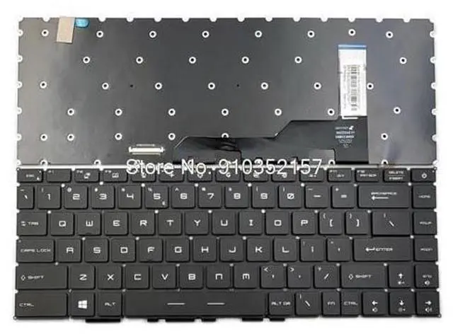 Main image of GP66 US Laptop RGB Backlit Keyboard For MSI GP66 Leopard 10UH 10UG 10UE MS-1542 11UG 11UE MS-1543 English