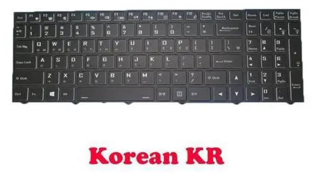 Main image of Laptop NO Backlit Keyboard For CLEVO N15Z3 PB70 PB71 PB50 PB51 CVM18H93K09430 6-80-N15Z0-11A-1 Korean KR With Black Frame