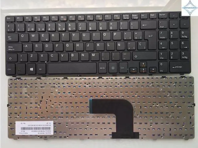 Main image of for Compal QAL50 QAL51 Latin SP Spanish Teclado laptop keyboard with black frame NK8201 NK8201-01004D-04 PK130W1D21