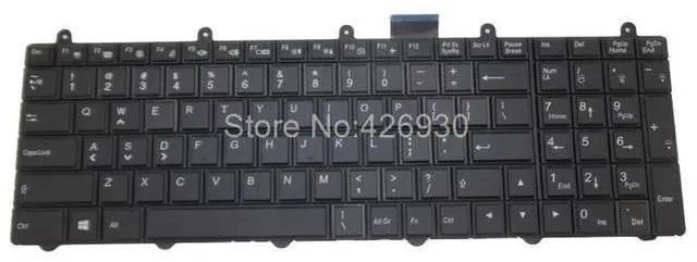 Main image of US Backlit Keyboard For CLEVO P157SM V132150BK1 BK3 6-80-P2701-011-3 6-80-P17S1-010-3 6-80-P17S0-010-3 P170SM-A P177SM P370SM1-A