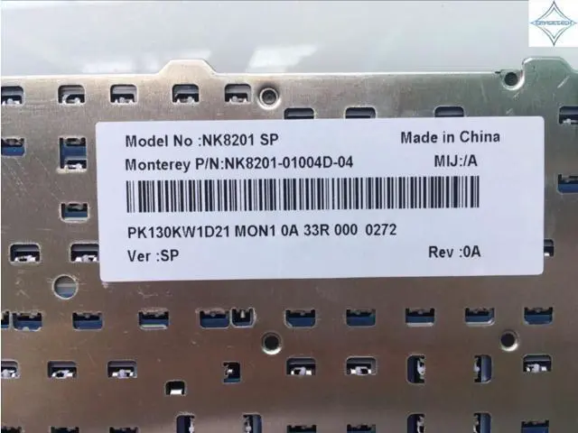 Alt view image 2 of 2 - for Compal QAL50 QAL51 Latin SP Spanish Teclado laptop keyboard with black frame NK8201 NK8201-01004D-04 PK130W1D21
