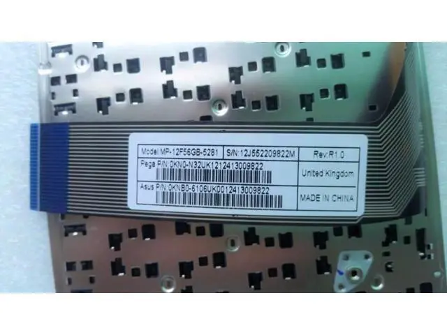 Alt view image 3 of 3 - for ASUS X502CA X502 X502C X551 X551C X551CA UK United kingdom notebook laptop keyboard MP-12F56GB-5281 without frame