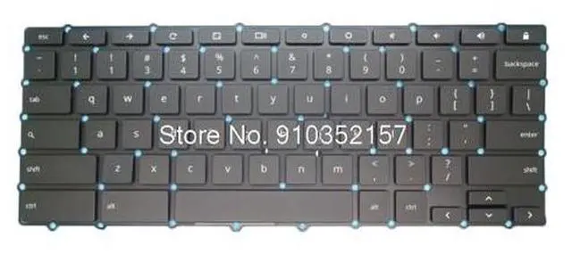 Main image of Laptop Backlit Keyboard For Google ASM15C93USJ920B AE0Q5U00020 0KNB0-2605US00 ASM15C9 English US Black NO Frame