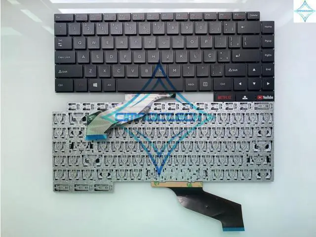 Alt view image 3 of 3 - For Positivo Motion Plus Q464b ZR3630 SCDY300-16-2 XK SCDY300-16-US-1 BR Brazil Brazilian Portuguese Laptop Keyboard Teclado