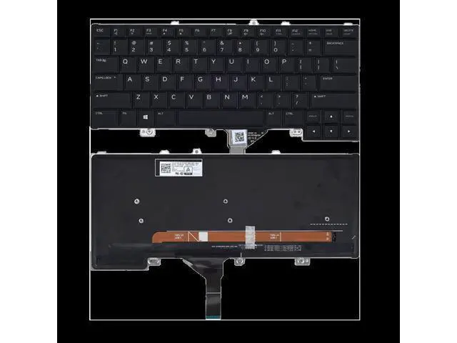 Alt view image 4 of 4 - for Dell Backlit Keyboard Positivo Notebook Dns Clevo Intelbras Alienware 15R3 15 R4 13 R3 US