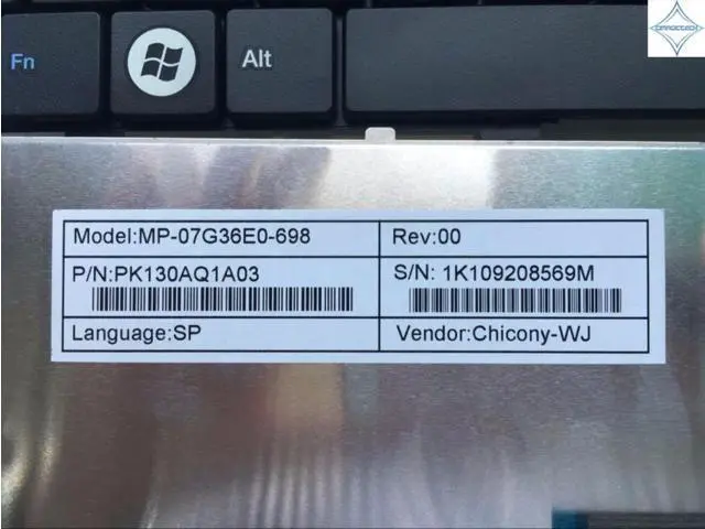 Alt view image 2 of 2 - for BENQ Joybook S43 S46 DH1404 Intelbras I1000 I1030 SP spanish laptop keyboard PK130AQ1A03 MP-07G36E0-698 Teclado