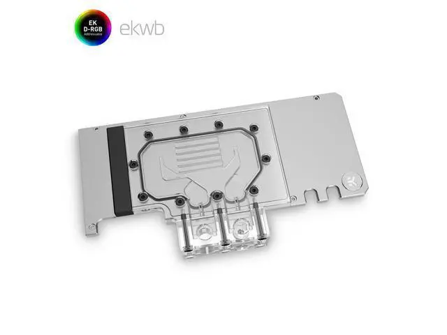 Alt view image 2 of 3 - EK-Quantum Vector Trinity RTX 3080/3090 Active Backplate D-RGB - Plexi