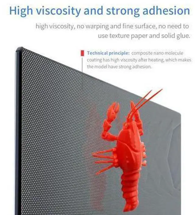 Alt view image 3 of 3 - CREALITY 3D Printer Parts Sermoon D1 Black Tempered Glass Build Platform Size 295×281×4mm