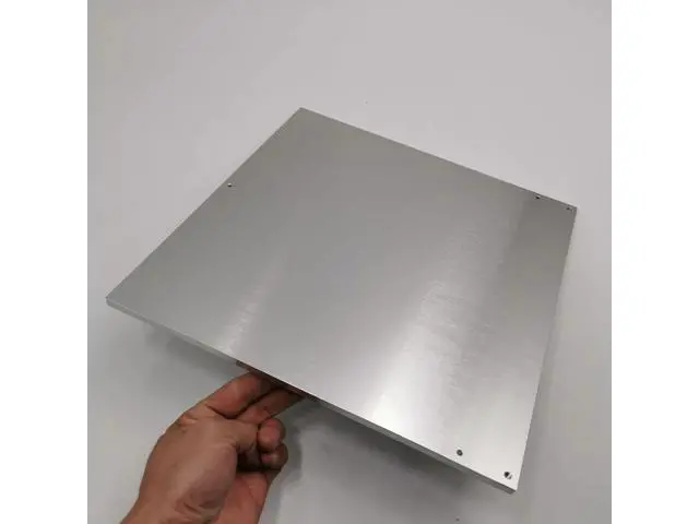 Alt view image 4 of 6 - Funssor V1.8 3D printer DIY MIC6 aluminum build plate 8mm thickness anodized 300x300mm