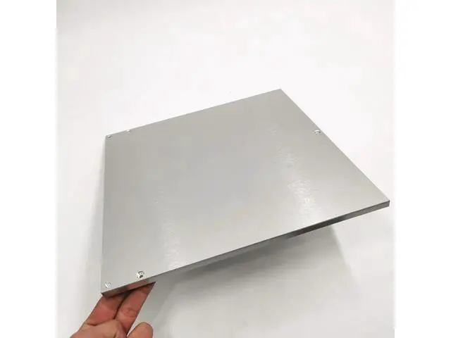 Alt view image 5 of 6 - Funssor V1.8 3D printer DIY MIC6 aluminum build plate 8mm thickness anodized 300x300mm