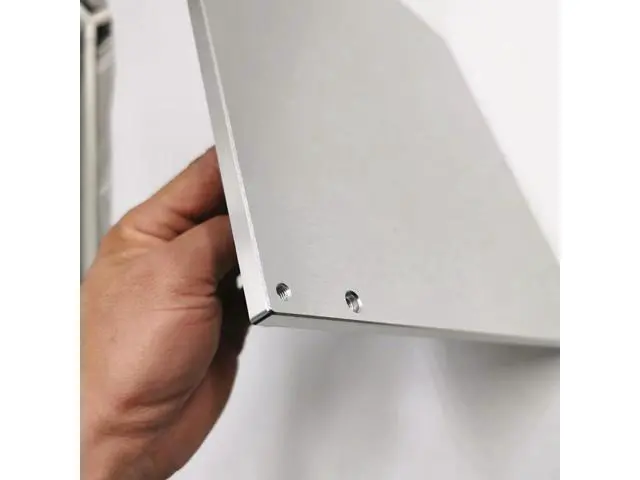 Alt view image 6 of 6 - Funssor V1.8 3D printer DIY MIC6 aluminum build plate 8mm thickness anodized 300x300mm