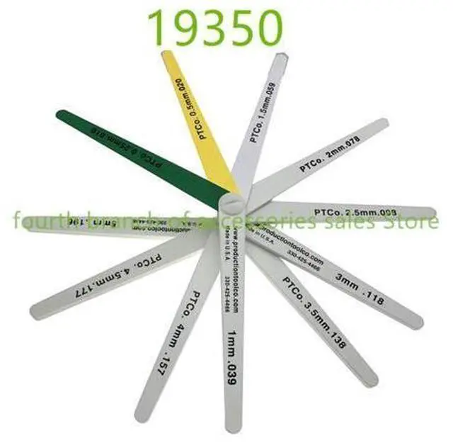 Main image of USA Production Plastic thickness gauge, Automotive special plastic feeler , USA Production 19350