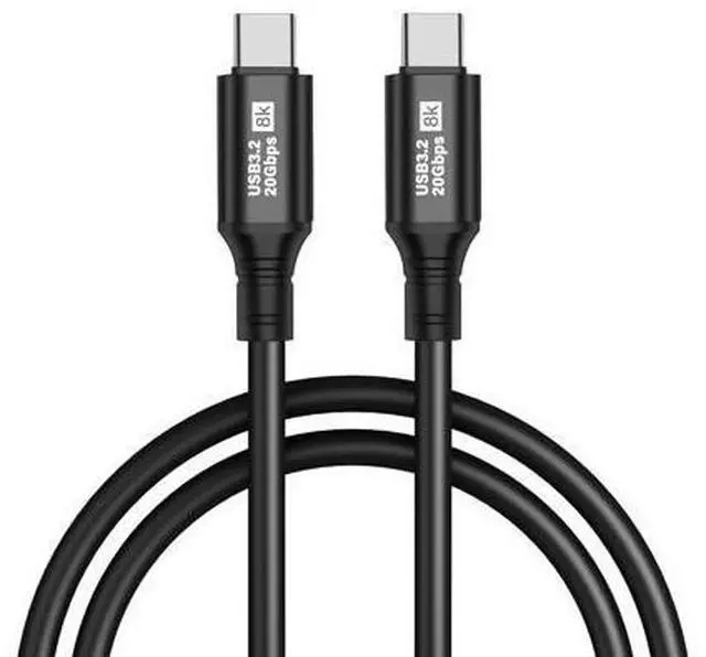 Main image of USB C to USB C Cable USB 3.2 Type C 20Gbps PD 100W 8K@60Hz Data Fast Charging Cable for Phone, Tablet, Other USB C Devices (2M)