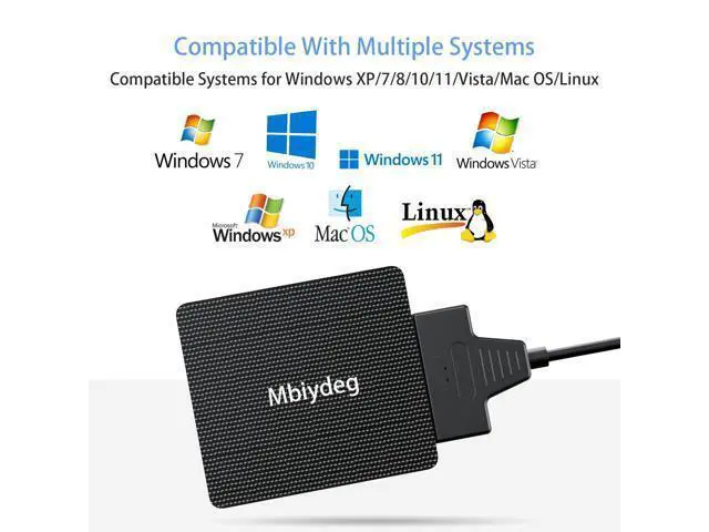 Alt view image 7 of 7 - SATA to USB 3.0 and USB C Adapter Cable for 3.5 2.5 Inch SSD/HDD Hard Drive Reader, External Converter for SSD/HDD Data Transfer with 12V/2A Power Adapter
