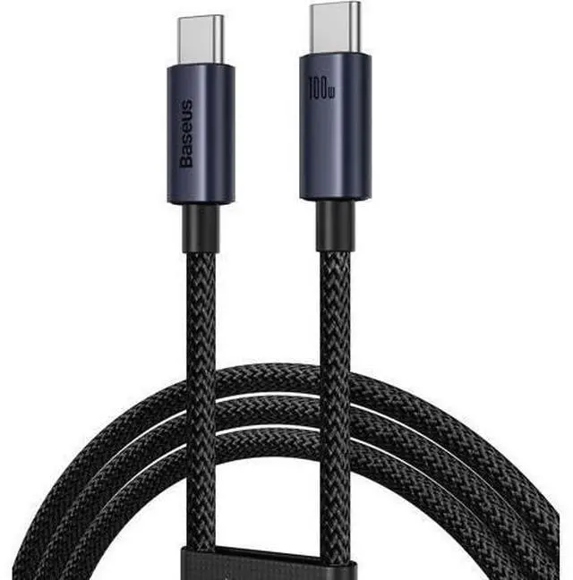 Main image of 100W 6.6ft, Type C to Type C Cable, Basues USBC to USBC Fast Charging Cable Compatible with MacBook Air/Pro, iPad Pro 12.9/11/Air/Mini, Samsung Galaxy S22/21/20/Note20