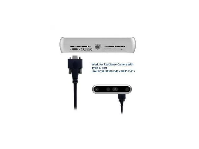 Alt view image 6 of 7 - USB 3.1 Type-C Dual M2 Screws Locking to Locking USB-C 10Gbps Data Cable Panel Mount Type 10 ft.