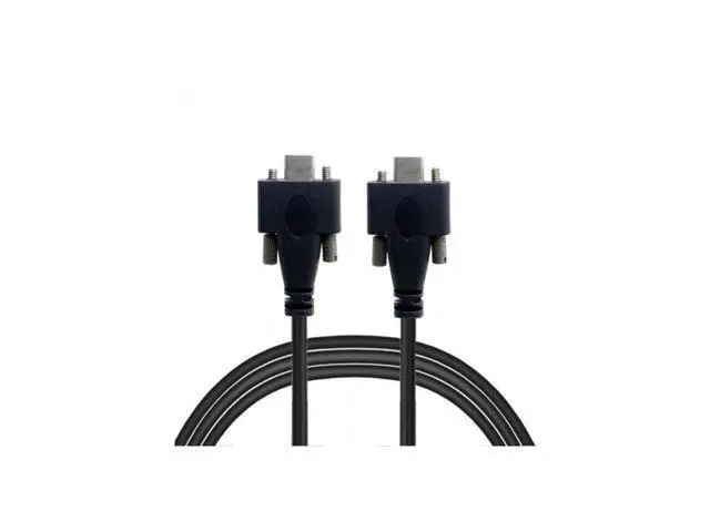Alt view image 5 of 7 - USB 3.1 Type-C Dual M2 Screws Locking to Locking USB-C 10Gbps Data Cable Panel Mount Type 10 ft.