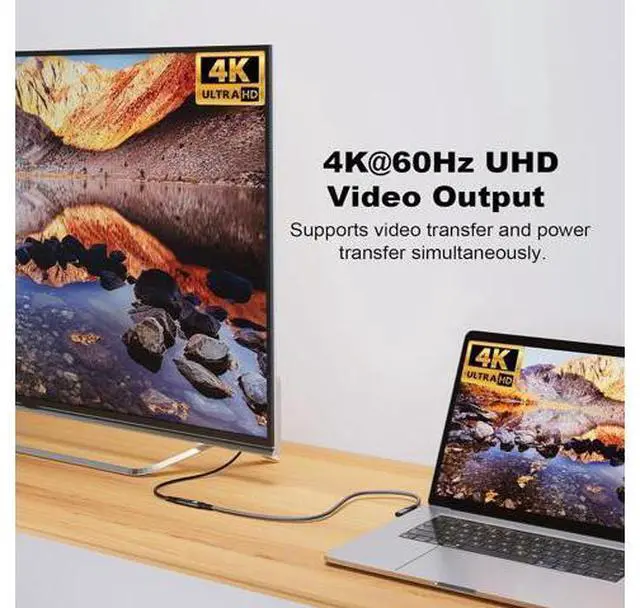 Alt view image 4 of 7 - 90 Degree USB C 3.2 Extension Cable, 2PCS USB 3.2 Gen2 Type-C Male to Female Extender Cable Ultra 4K@60Hz 240W Charging 20Gbps Data Transfer with SSD (90 Degree Extension 20G 240W 0.5M)