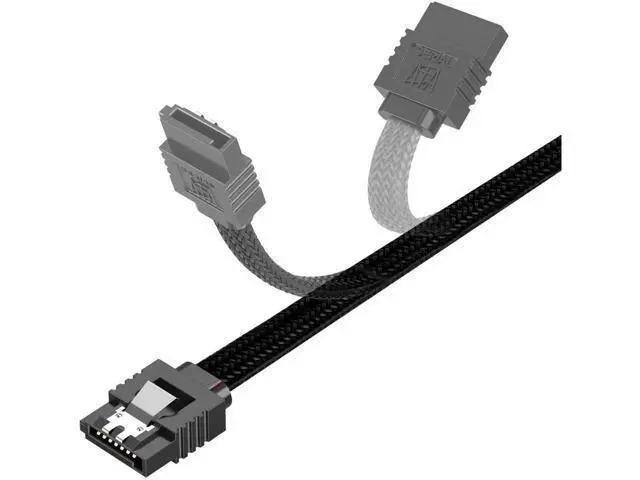 Alt view image 3 of 7 - 3PACK SATA Cable III 3 Pack 6Gbps Straight HDD SDD Data Cable with Locking Latch 18 Inch for SATA HDD, SSD, CD Driver, CD Writer, Black