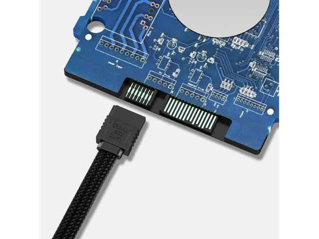 Alt view image 6 of 7 - 3PACK SATA Cable III 3 Pack 6Gbps Straight HDD SDD Data Cable with Locking Latch 18 Inch for SATA HDD, SSD, CD Driver, CD Writer, Black