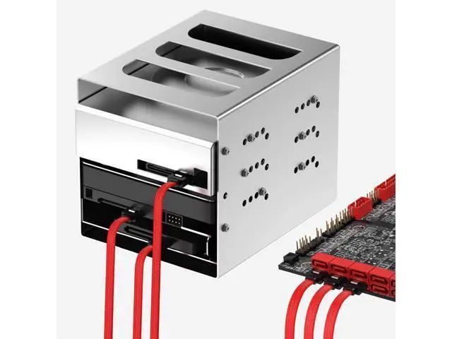 Alt view image 7 of 7 - 3PACK SATA Cable III 3 Pack 90 Degree Straight to Right Angle 6Gbps HDD SDD SATA Data Cable with Locking Latch 50cm 18 Inch for SATA HDD, SSD, CD Driver, CD Writer, Red