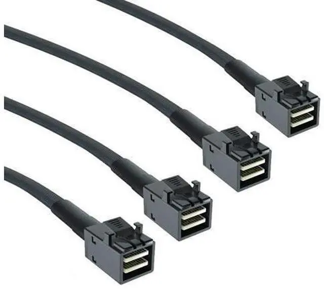 Main image of 12G Internal Mini SAS HD SFF-8643 to SFF-8643 Cable, with Sideband, 100-Ohm, 1-m(3.3ft), 2 Pack