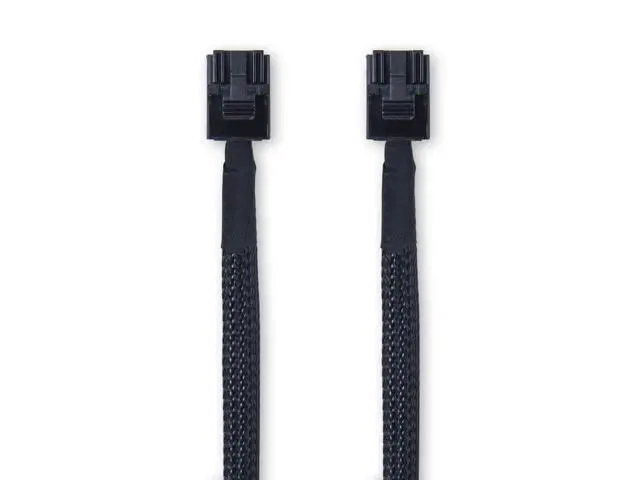 Alt view image 4 of 6 - 12G Internal Mini SAS HD SFF-8643 to SFF-8643 Cable, with Sideband, 100-Ohm, 1-m(3.3ft), 2 Pack