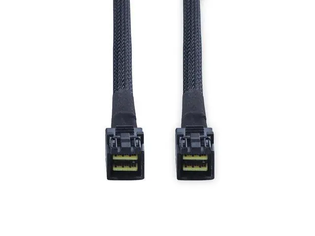Alt view image 6 of 6 - 12G Internal Mini SAS HD SFF-8643 to SFF-8643 Cable, with Sideband, 100-Ohm, 1-m(3.3ft), 2 Pack