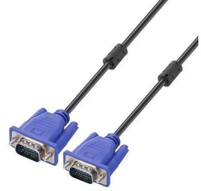 Main image of Blue VGA Cable 15 Pin Male to Male Plug Computer Monitor Cable Wire Cord,100 ft./30m