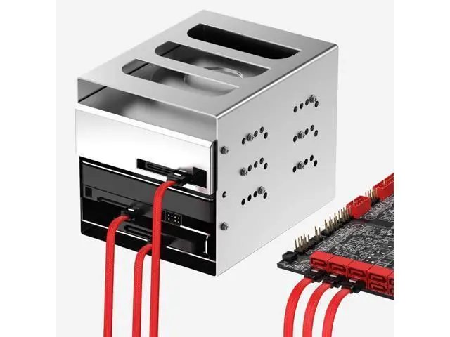 Alt view image 5 of 7 - 3PACK SATA Cable III 3 Pack 6Gbps Straight HDD SDD Data Cable with Locking Latch 18 Inch for SATA HDD, SSD, CD Driver, CD Writer, Red