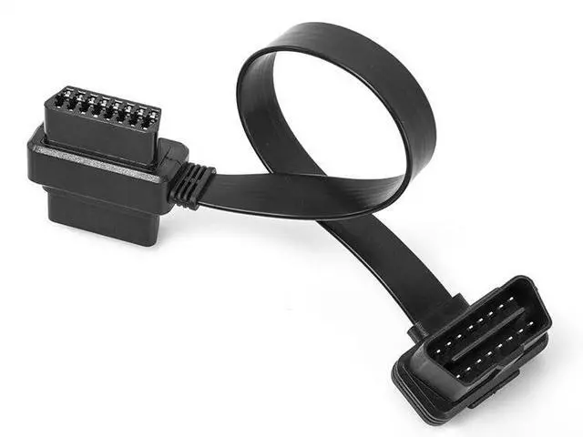 Alt view image 2 of 4 - 1pc OBD-II Extension Cable, 60cm, Male+Female to Female Connector