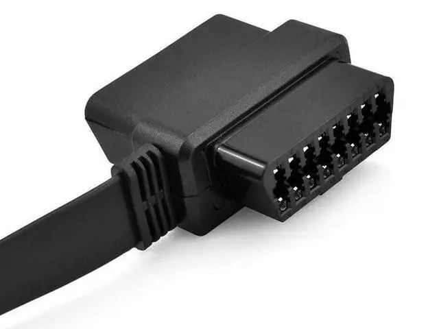 Alt view image 3 of 4 - 1pc OBD-II Extension Cable, 60cm, Male+Female to Female Connector