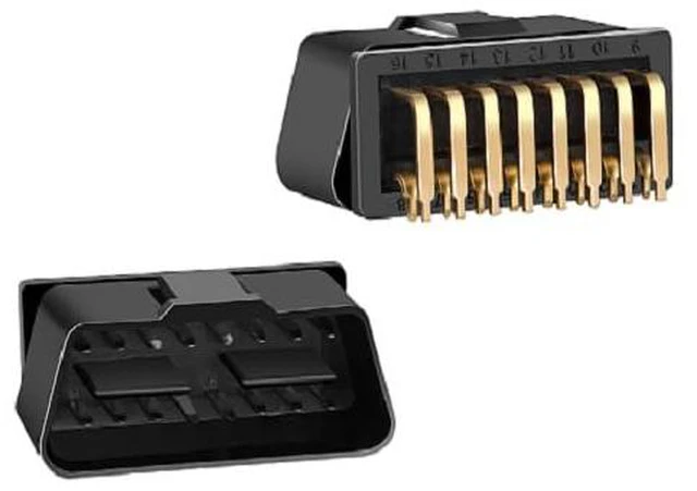 Main image of 5pcs 12/24V OBD-II Right Angle Socket